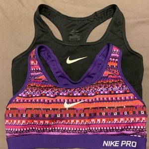 Nike sports bras